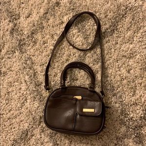 vintage brown handbag